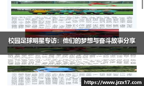 校园足球明星专访：他们的梦想与奋斗故事分享